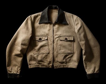 ヴィンテージ 1940年代 フランス製 サイクリスト レザー ジャケット