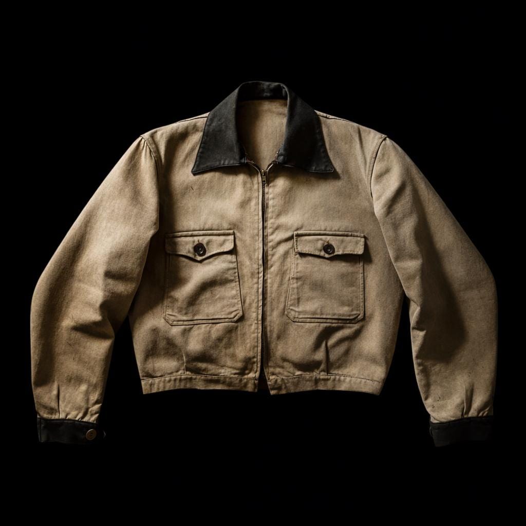 French Vintage Workwear Jacket - Etsy