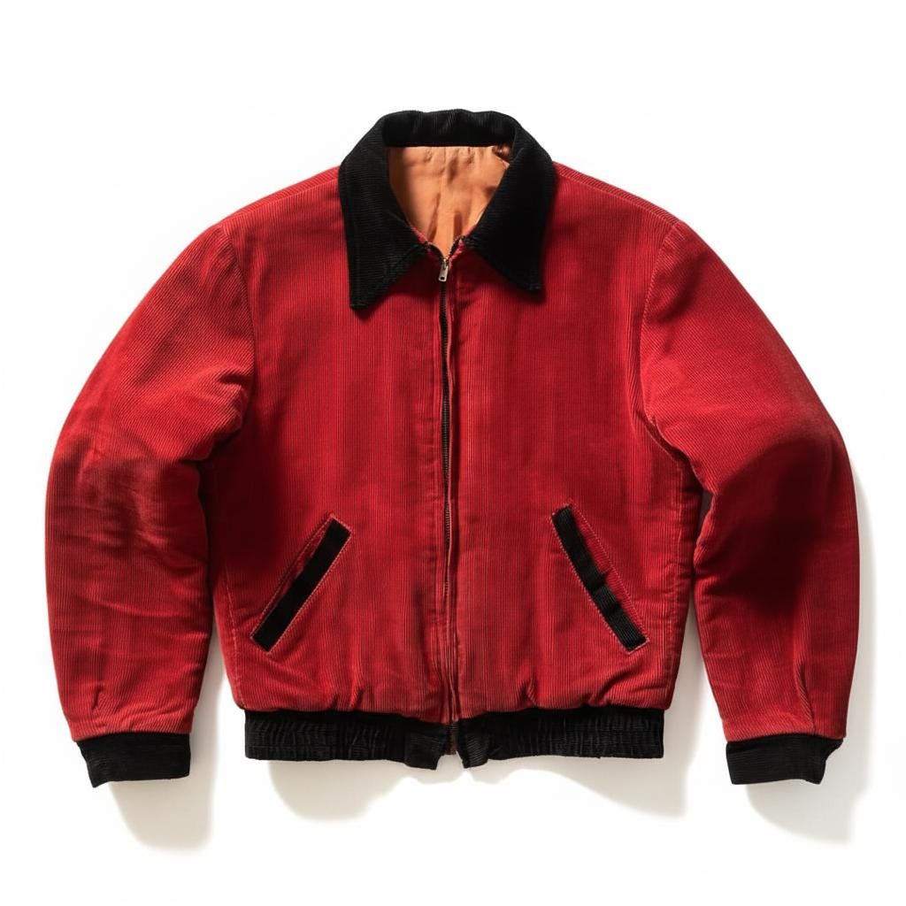 1950s Zip Jacket - Etsy 50s~60s Campus Jacket 2TONE CONMAR ZIP