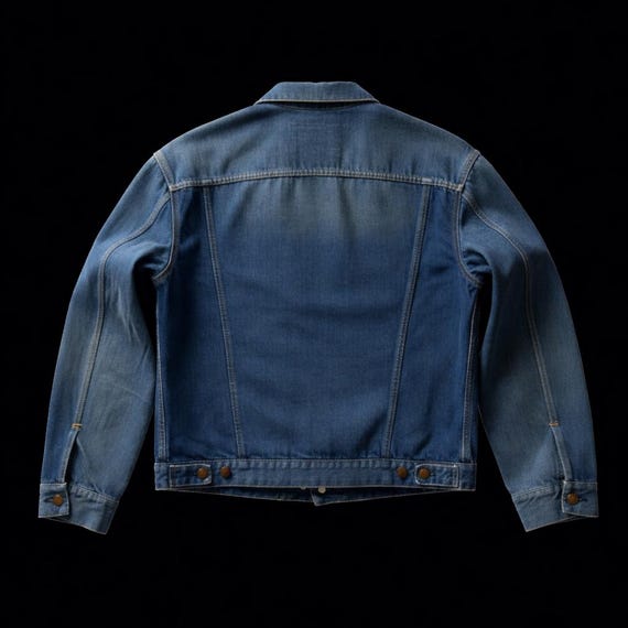 1960s Australian Denim Jacket – Type III Boxy Fit, Brass Snap