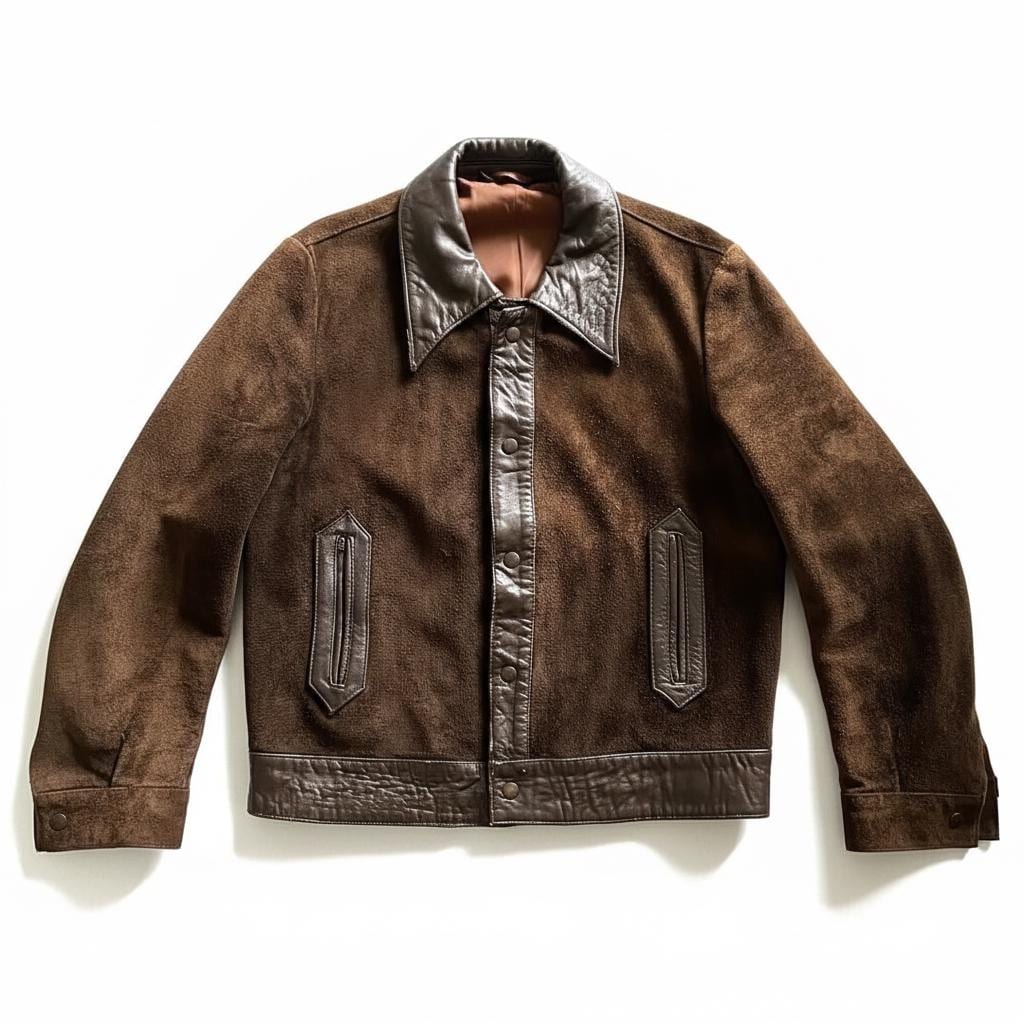 Roughout Leather Jacket - Etsy