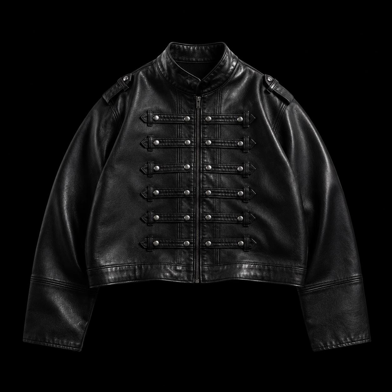 Leather Napoleon Jacket - Etsy