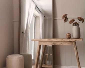 Farmhouse Style Rustic Wooden Console Table. Handmade in the UK