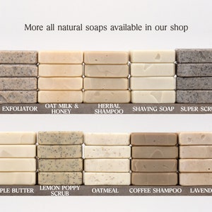 The Grit Scrub Soap, Exfoliating Soap Bar, Hand Soap, Cold Process Soap, Vegan Soap, Mens Soap, Unscented Soap image 4