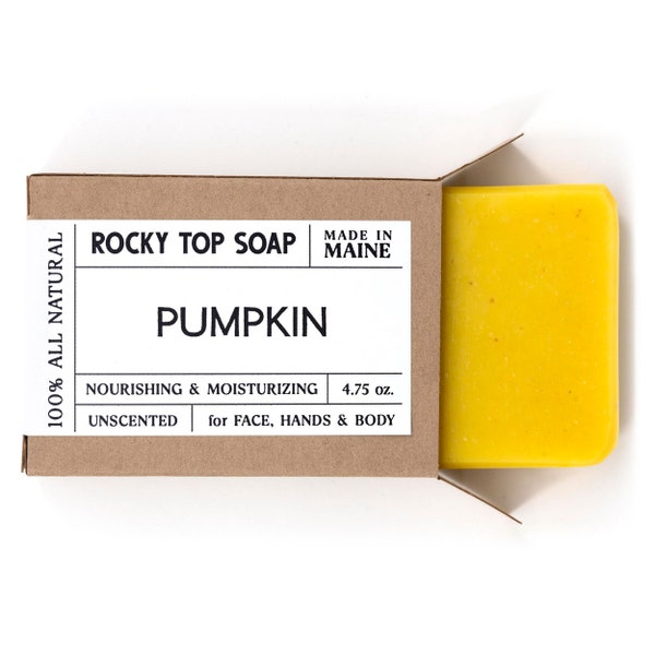 Pumpkin Soap Soothing Sensitive Skin Comfort