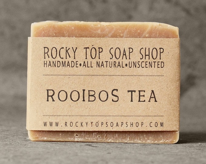 Rooibos Red Tea Soap All Natural Soap Handmade Soap Etsy