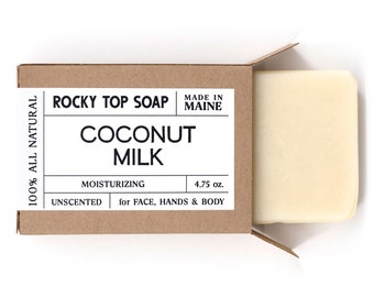 Coconut Milk Soap -  All Natural Soap, Handmade Soap, Cold Process Soap, Vegan Soap