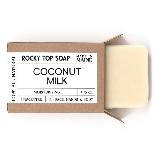 Coconut Milk Soap -  All Natural Soap, Handmade Soap, Cold Process Soap, Vegan Soap