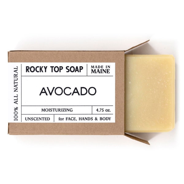 Avocado Soap, Cold Process Soap, Handmade Soap, Artisan Soap, Vegan Soap, Facial Soap, Winter Skin Soap, Moisturizing Soap