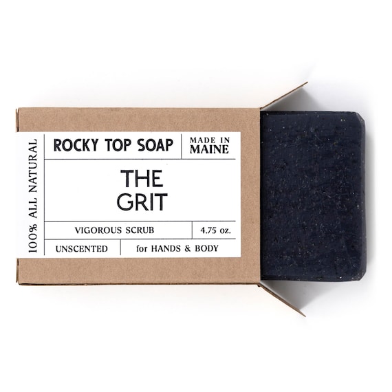 The Grit Scrub Soap, Exfoliating Soap Bar, Hand Soap, Cold Process