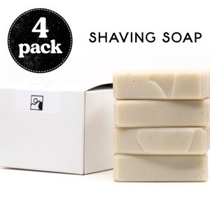 Shaving Soap, Shave Soap, for Men, Natural Soap, Homemade Soap, Unscented Soap, Gift for Him, Artisan Soap, Vegan Soap, Cold Process Soap image 7