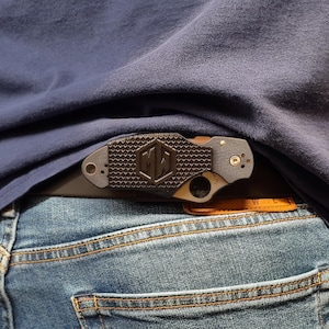TPU Horizontal Holster for Spyderco Para 3