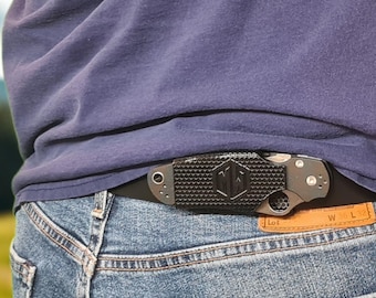 Funda horizontal de TPU para Spyderco Paramilitary 2