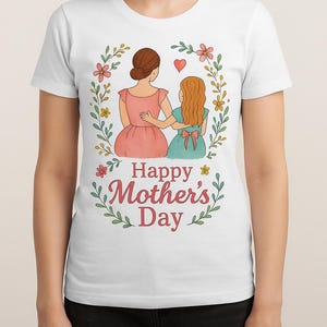 Mother&#39;s Day Special T-Shirt Print Design,Mother&#39;s Day Gift, Birthday Gift for Mom, New Mom Gift, Minimalist Cool Mom