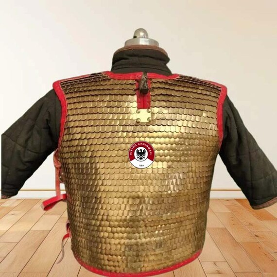 Scare Armor Roma Brass Scale Lorica Squamata, Roman Empire Scale armor - Gem