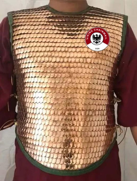 Scare Armor Roma Brass Scale Lorica Squamata, Roman Empire Scale armor - Gem