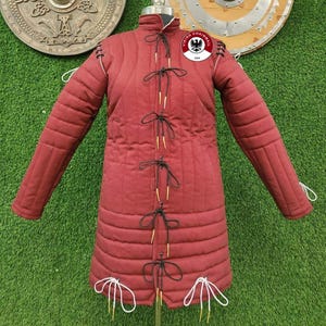 Arming doublet / Medieval thick padded Viking Gambeson / arming Costume