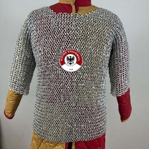 Aluminum Chainmail Shirt: 16 Gauge, 10mm Riveted Rings