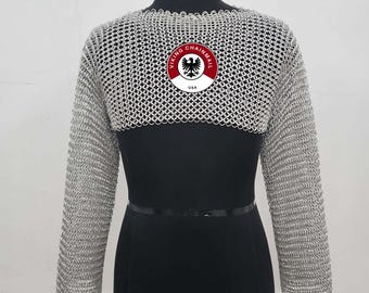 Aluminium maliënkolder: middeleeuws Ren Faire-pantser