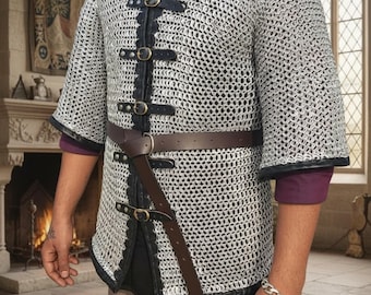 Lightweight Aluminum Chainmail Shirt  16 Gauge, LARP Medieval Armor