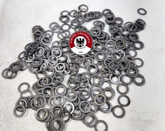 Anillos planos de malla metálica: Anillos sueltos de acero dulce (6-9 mm)