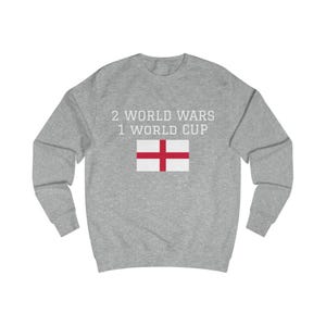 England Football Fan Wear - 2 World Wars 1 World Cup