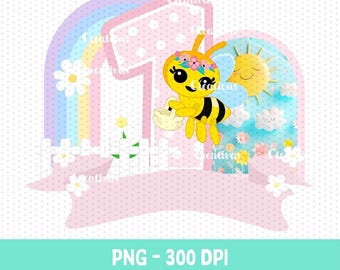 1st Bee Birthday, Archivo digital Abejita Chiquitita Plim Plim, camisas, stickers, PNG Abejita Chiquitita Birthday