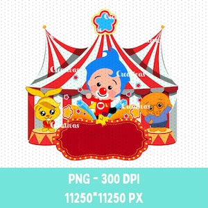 Plim Plim Circus, Plim Plim digital file, shirts, stickers, PNG Plim Plim Birthday