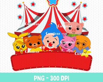 Plim Plim Circus, Plim Plim digital file, shirts, stickers, PNG Plim Plim Birthday