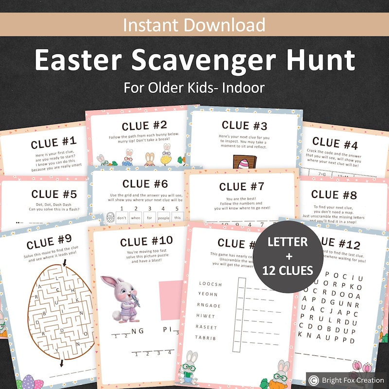 Paper Egg Hunt - Etsy