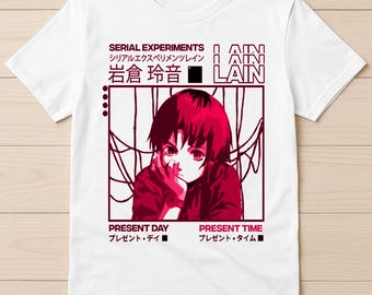 Serial Experiments Lain Japanese T Shirt Unisex Adult Mens Womens