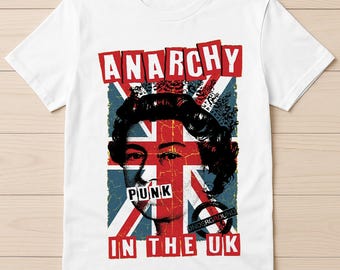 Anarchy in the UK Punk Music Best Seller Funny Gift Tee T Shirt 1541