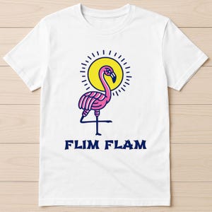 Maglietta divertente con fenicottero di Philadelphia, modello 8014