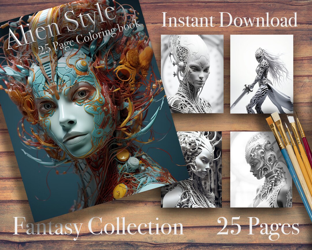 Captivating Digital Colouring Book Abstract Nature Captivating Digital Colouring Book Abstract Nature