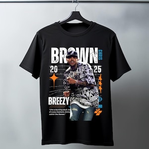 Chris Brown Breezy Bowl XX Tour 2025 PNG , Digital Download T-Shirt Design for Cricut, Sublimation, DIY Bootleg Shirt, Fan Gift, Digital