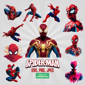 Spiderman mask, spiderman suit, Spiderman svg Bundle, Spiderman clipart, spiderman Png, Spiderman cutout, spiderman for circut, hero svg