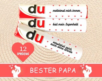 10+ Presentes Duplo Banderols para o Dia dos Pais, Caixa de Presente Duplo, Mensagem para sua Pessoa Favorita, Presente de Aniversário Personalizado, PDF