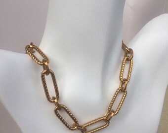 Paperclip  Chain Necklace,Gold chain link,chunky chain necklace, cuban necklace for women,gold chain choker toggle