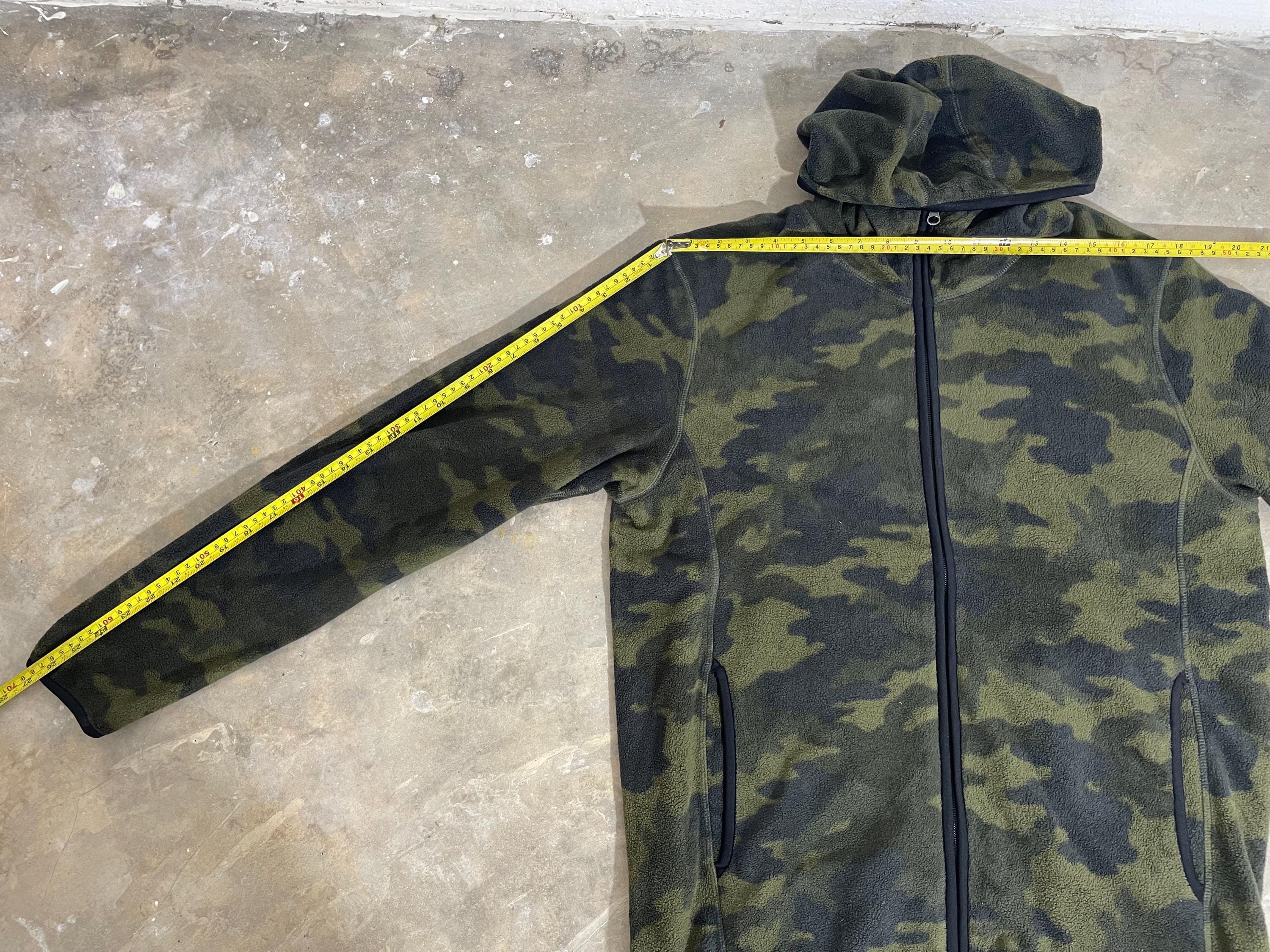 Vintage Y2k Uniqlo Camouflage Hoodie Fleece Jacket - Etsy