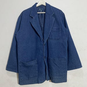 vintage well motion indigo chore jacket