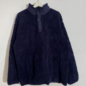 vintage y2k white mountaineering x uniqlo deep pile fleece jacket