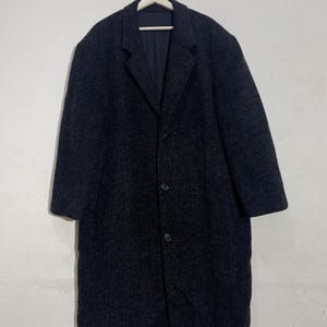 vintage Jun herringbone wool overcoat