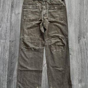 Y2K Vintage Baggy Pocket Dable Knee Cargo Pants