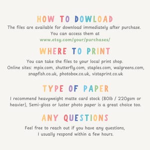 Spanish Educational Poster for Classroom: Spanish Printable Art, ABC Poster, Toddler Educational Prints, Visual Learning, Spanish Homeschool image 10