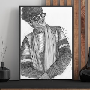 Hand-Drawn Pencil Portrait from Photo: Custom Sketch Art (Digital Download