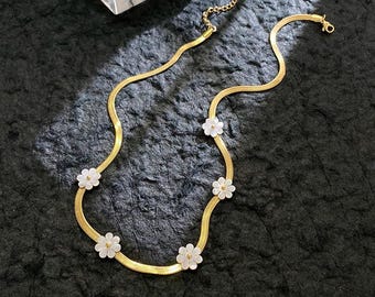 Gold Plated Gourd Necklace and Earring Set, Women Jewelry Set, Elegant Gold Pendant, Gift for Her, Anniversary Birthday Gift