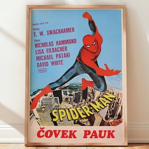 70s spiderman poster - Etsy 日本