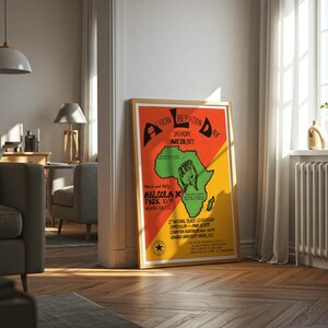 Día de la Liberación Africana – Washington, D.C. / Cartel político, 1977 / Partido Revolucionario del Pueblo Africano imagen 5