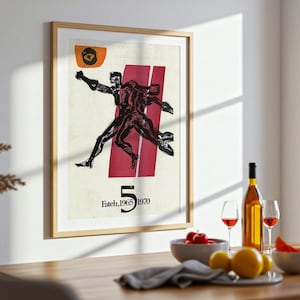 Vintage Palestine Fatah Poster - 1965–1970 Palestinian Liberation Art Print - Arab History Wall Art
