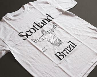 Scotland vs Brazil T-Shirt – 2026 World Cup Tartan Army Miami USA Tshirt